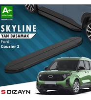 S-Dizayn Ford Courier 2 Skyline Siyah Yan Basamak 183 Cm 2023 Üzeri A+ Kalite