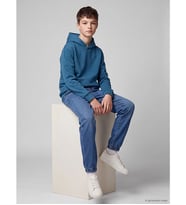 LCW Kids Mavi Kapüşonlu Erkek Çocuk Kalın Sweatshirt