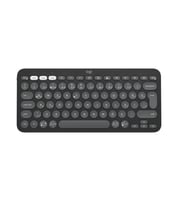 LOGITECH K380S PEBBLE KEYS 2 ÇOKLU CİHAZ ÖZELLİKLİ BLUETOOTH TÜRKÇE Q KLAVYE GRİ 920-011859