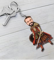 Kişiye Özel Yeniçeri Tasarımlı Karikatür Anahtarlık 113