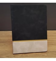 Dodes Siyah Çizgili Deri Defter