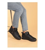 U.S.POLO PATRİCK HI COMFORT CASUAL BOĞAZLI GÜNLÜK SPOR AYAKKABISI (Siyah-Siyah)
