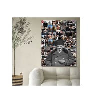 ÇOKLU ATATÜRK RESMİ KANVAS TABLO CANVAS DUVAR DEKARASYON DUVAR SÜSÜ ÖLÇÜ SEÇMEYİ UNUTMAYINIZ :) (Siyah)