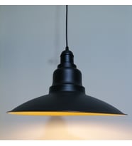 RİOLİGH RETRO SİYAH İÇİ GOLD TEKLİ METAL SARKIT ÇAP: 37CM