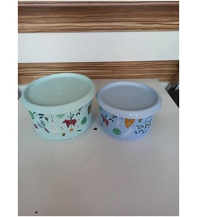 Tupperware Tek Dokunuş Saklama Kabı -940Ml-1,4L- Yılbaşı Özel 2 Li Set