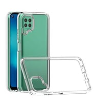 Coverzone Huawei P40 Lite ?le Uyumlu K?l?f Transparan Z-Coss GlassElegance TPU Tam Koruma Arka Kapak ?effaf Renk