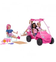 JFV68 Plaj Arabası Oyun Seti - Barbie Mysteries: Beach Detectives