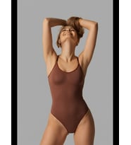 Night Kadın Slip Agraflı Karışımlı Kumaş Body