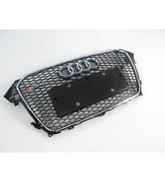 Audi A4 2011-2015 Arası Uyumlu RS Panjur Krom / Siyah