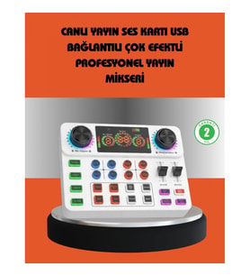 Mey İthalat® Bluetooth Bağlantılı Karaoke ve Yayın Ses Kontrol Ünitesi