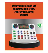 Mey İthalat® Bluetooth Bağlantılı Karaoke ve Yayın Ses Kontrol Ünitesi