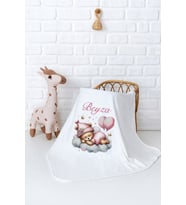 Pia Baby Premium %100 Pamuk Çift Kat Penye Bebek Battaniyesi 80x80 cm 5026-11 (Krem)