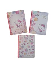 Hello Kitty 80 Yaprak A5 Spiralli Karton Kapak Kareli Defter