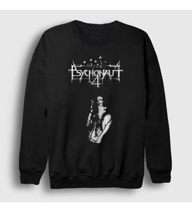 Presmono Unisex Siyah David Graf Psychonaut 4 Sweatshirt 452137tt
