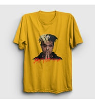 Presmono Unisex Sarı Forever XXXTentacion T-Shirt 47670tt (Sarı)