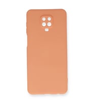 Xiaomi Redmi Note 9 Pro Kılıf Nano İçi Kadife Silikon - Turuncu