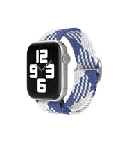 Mey İthalat® Watch 20Mm Kordon - Mavi-Beyaz