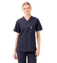 Santolina V Yaka Üniforma - Doktor, Hemşire, Sağlık Çalışanları İçin Rahat ve Dayanıklı Scrubs