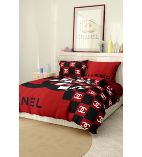 Marcalanya Çift Kişilik Nevresim Takımı Pamuklu Saten Kumaş 6 Parça 3D Dijital Baskı Duvet Cover Set Model.