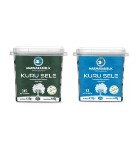 Marmarabirlik Kuru Sele Zeytin 400 gr 3XS ve XS 2 li Paket
