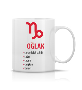 Baskılı Kupa (Beyaz)