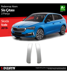 Skoda Scala Krom Sis Çıtası 2 Prç 2019-2023