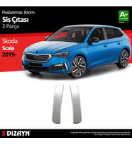 Skoda Scala Krom Sis Çıtası 2 Prç 2019-2023