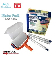 Pintar Facil Pratik Damlatmayan Boya Rulosu Ve Fırçası
