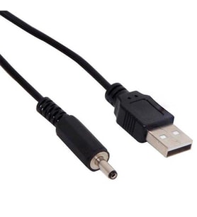 Powermaster USB Jacklı DC Şarj Kablo 3.5x1.35mm Uç 1mt