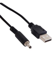 Powermaster USB Jacklı DC Şarj Kablo 3.5x1.35mm Uç 1mt