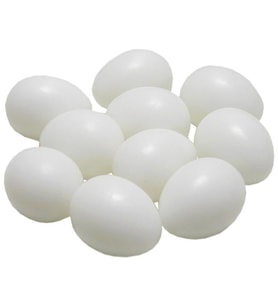 Fit Fly Sahte Yumurta 10 lu Paket 1 cm Muhabbet kanarya için