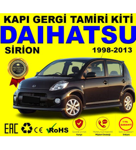 *Premium* Daihatsu Sirion 1998-2013 Kapı Gergisi Tamir Plastiği (4Kapı)