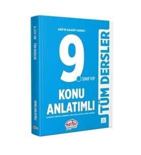 Editör 9.Sınıf Tüm Dersler Konu Anlatımlı