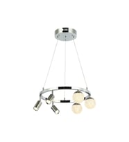 Branco 3+3 Lu Krom Ledlı Avıze 400 Mm Kademelı