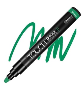 TOUCH OPAQUE SU BAZLI MARKER KALEM 1.5-2.3mm - MEDIUM PACK GREEN 10 - SH8613003-2020