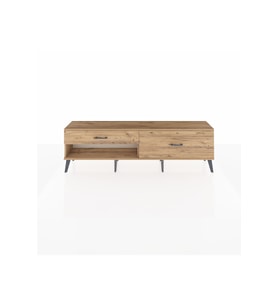 Arges TV Ünitesi 2 Çekmeceli  176x30x51 Çam-Çam