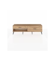 Arges TV Ünitesi 2 Çekmeceli  176x30x51 Çam-Çam