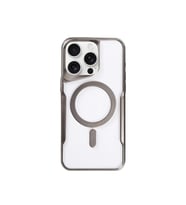 Newface Apple iPhone 14 Pro Max Kılıf Boyi Magsafe Silikon Kapak - Titan Gri