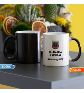 Jandarma Astsubat Sihirli Kupa Bardak