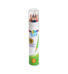 CARİOCA TİTA KURU BOYA KALEMİ 12'Lİ (TÜPTE) kalem traşlı