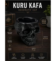 arbies beauty kuru kafa küllük siyah