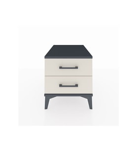 Kronos Komodin 2 Çekmeceli 44x59x48 Antrasit-Aytaşı