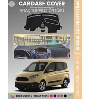 FORD COURİER (2013-2020) EKRANLI Torpido Örtüsü Torpido Koruma Tam Uyum Çatlamayı Önler Kolay Montaj