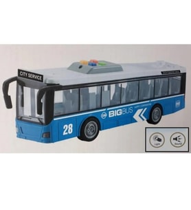 Otobüs Işıklı Sesli Kırılmaz Büyük Oyuncak Yolcu Otobüsü Kapılar Açılır Bus