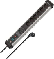 Brennenstuhl Premium-Protect-Line 6 Soketli 60.000 Amper Akım Korumalı Priz – 5 m Parazit Filtreli