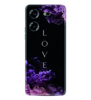 Tecno Pova 5 Kılıf Silikon Desen Özel Seri Love Flow 1664