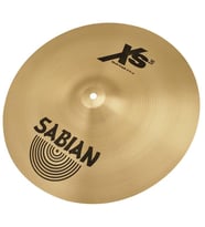 Sabian XS1609 XS20 Rock Crash Zil ($16$ İnç)  Saf B20 Alaşımı, Sert Vuruşlara Uygun Ağır Profil, Yüksek Volümlü ve Keskin Atak Karakteri ile Rock/Metal İçin İdeal