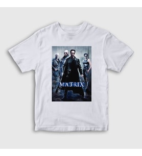 Presmono Unisex Çocuk Beyaz Cover Film The Matrix T-Shirt 253709tt (Beyaz)