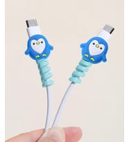 Mavi Penguen Kablo Koruyucu