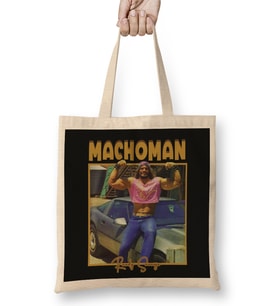 Macho Man Randy Savage Retro Bez Çanta Uzun Saplı